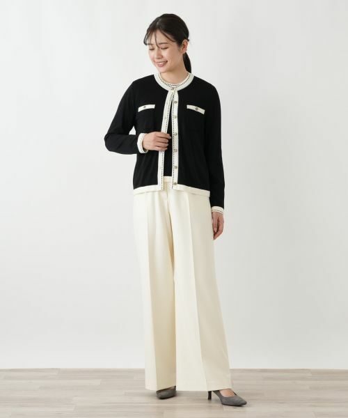 Leilian / レリアン ニット・セーター | アンサンブルカーディガン【Leilian WHITE LABEL】 | 詳細1