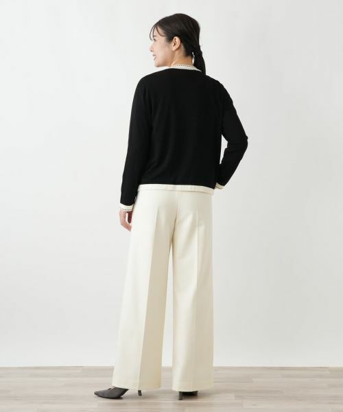 Leilian / レリアン ニット・セーター | アンサンブルカーディガン【Leilian WHITE LABEL】 | 詳細3