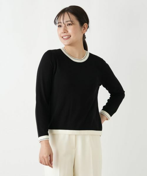 Leilian / レリアン ニット・セーター | アンサンブルカーディガン【Leilian WHITE LABEL】 | 詳細4