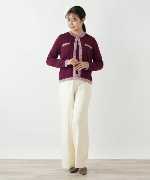 Leilian / レリアン ニット・セーター | アンサンブルカーディガン【Leilian WHITE LABEL】 | 詳細5