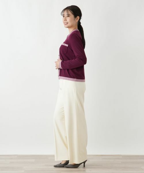 Leilian / レリアン ニット・セーター | アンサンブルカーディガン【Leilian WHITE LABEL】 | 詳細6