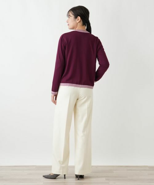 Leilian / レリアン ニット・セーター | アンサンブルカーディガン【Leilian WHITE LABEL】 | 詳細7