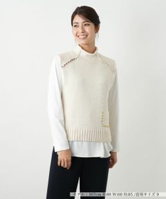 Leilian / レリアン テーラードジャケット | ニットベスト【25年10月カタログ】