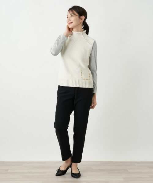 Leilian / レリアン テーラードジャケット | ニットベスト【25年10月カタログ】 | 詳細13