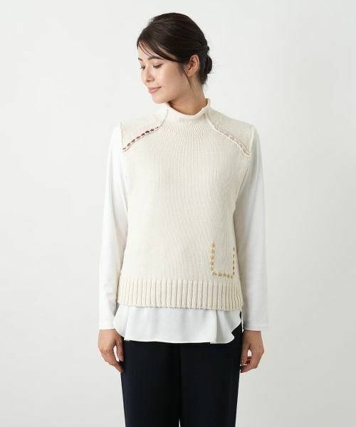 Leilian / レリアン テーラードジャケット | ニットベスト【25年10月カタログ】 | 詳細4