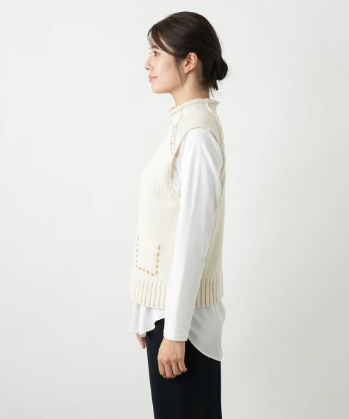 Leilian / レリアン テーラードジャケット | ニットベスト【25年10月カタログ】 | 詳細5