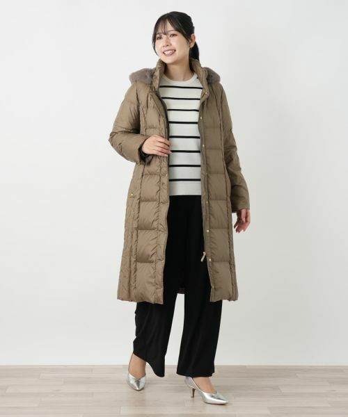 Leilian / レリアン その他アウター | フーデッドダウンコート【Leilian WHITE LABEL】 | 詳細4