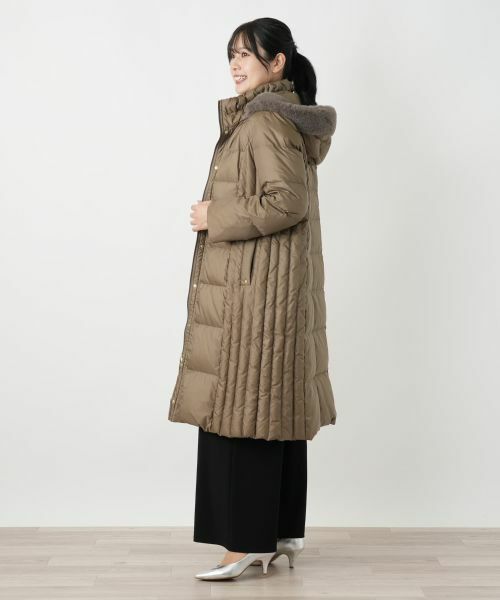 Leilian / レリアン その他アウター | フーデッドダウンコート【Leilian WHITE LABEL】 | 詳細5