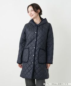 Leilian / レリアン その他アウター | 中わたフーデッドコート【Leilian WHITE LABEL】
