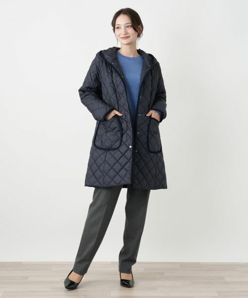 Leilian / レリアン その他アウター | 中わたフーデッドコート【Leilian WHITE LABEL】 | 詳細4