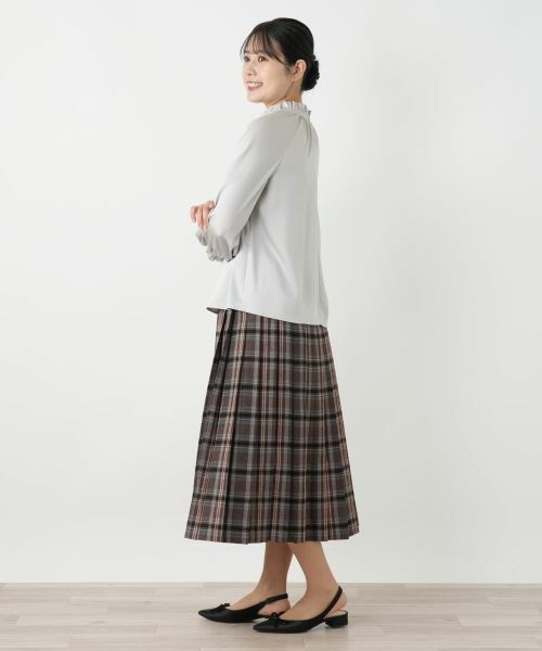 Leilian / レリアン シャツ・ブラウス | フリルブラウス【セレモニー】【Leilian WHITE LABEL】 | 詳細2