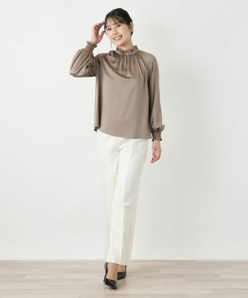 Leilian / レリアン シャツ・ブラウス | フリルブラウス【セレモニー】【Leilian WHITE LABEL】 | 詳細4