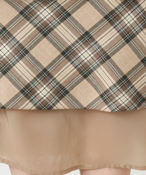 Leilian / レリアン ロング・マキシ丈ワンピース | チェックジャンパースカート【Leilian WHITE LABEL】 | 詳細15