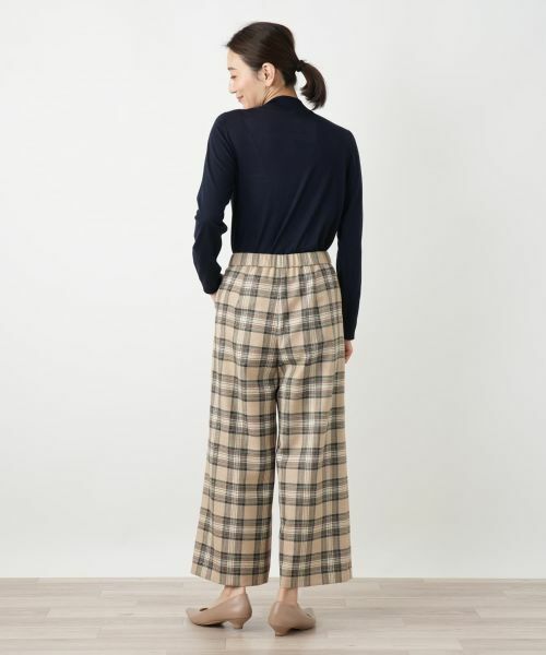 Leilian / レリアン その他パンツ | チェックワイドパンツ【Leilian WHITE LABEL】 | 詳細3