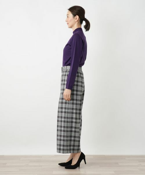 Leilian / レリアン その他パンツ | チェックワイドパンツ【Leilian WHITE LABEL】 | 詳細5