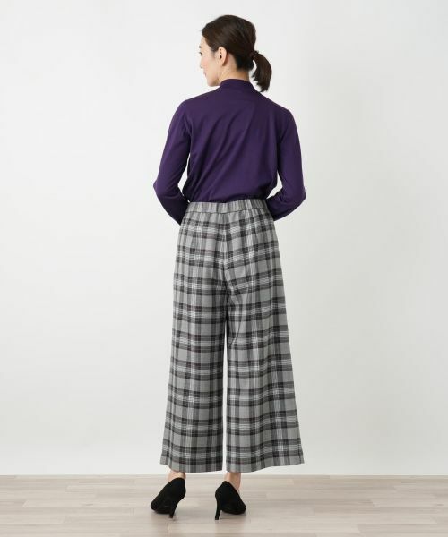 Leilian / レリアン その他パンツ | チェックワイドパンツ【Leilian WHITE LABEL】 | 詳細6