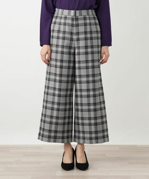 Leilian / レリアン その他パンツ | チェックワイドパンツ【Leilian WHITE LABEL】 | 詳細7