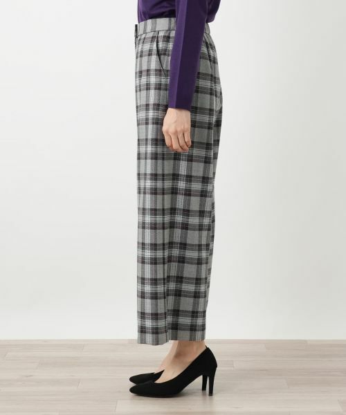 Leilian / レリアン その他パンツ | チェックワイドパンツ【Leilian WHITE LABEL】 | 詳細8