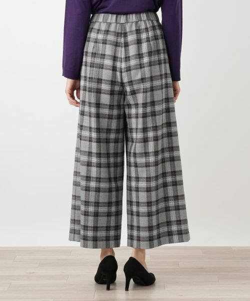 Leilian / レリアン その他パンツ | チェックワイドパンツ【Leilian WHITE LABEL】 | 詳細9