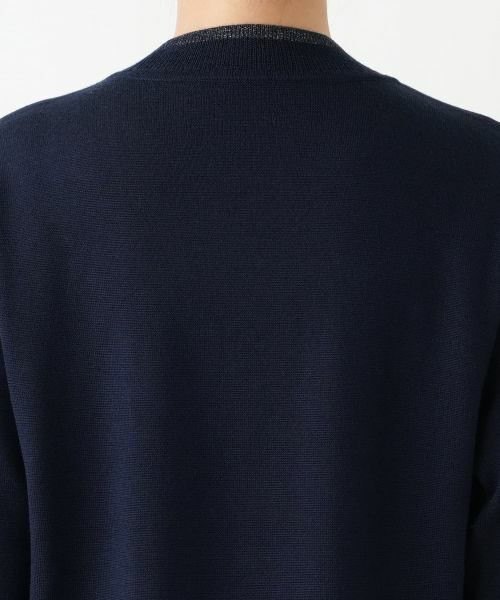 Leilian / レリアン ニット・セーター | アーガイル柄クルーネックニット【Leilian WHITE LABEL】 | 詳細11