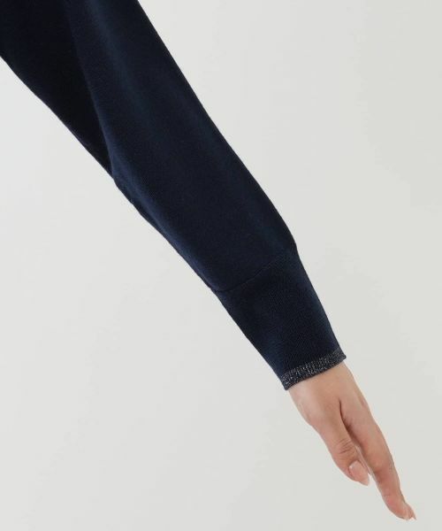 Leilian / レリアン ニット・セーター | アーガイル柄クルーネックニット【Leilian WHITE LABEL】 | 詳細12