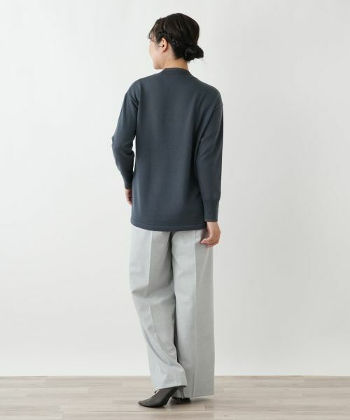 Leilian / レリアン ニット・セーター | アーガイル柄クルーネックニット【Leilian WHITE LABEL】 | 詳細3