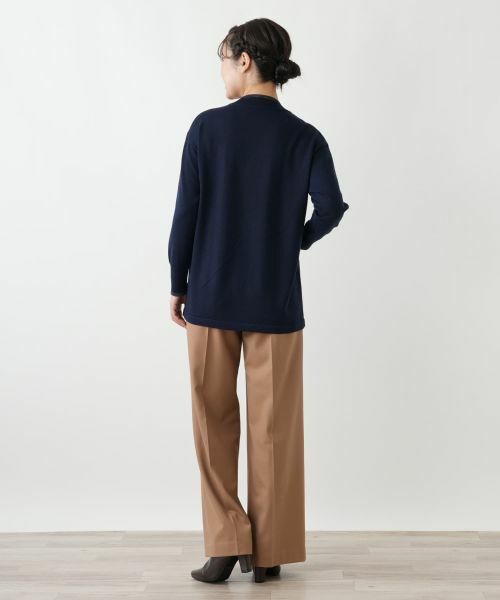 Leilian / レリアン ニット・セーター | アーガイル柄クルーネックニット【Leilian WHITE LABEL】 | 詳細6