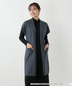 Leilian / レリアン テーラードジャケット | ロングベスト【Leilian WHITE LABEL】