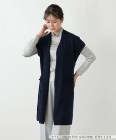 Leilian / レリアン テーラードジャケット | ロングベスト【Leilian WHITE LABEL】