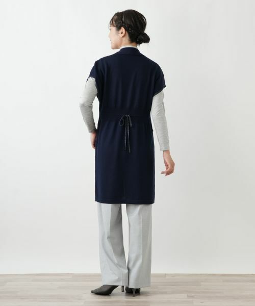 Leilian / レリアン テーラードジャケット | ロングベスト【Leilian WHITE LABEL】 | 詳細6