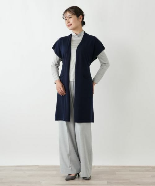 Leilian / レリアン テーラードジャケット | ロングベスト【Leilian WHITE LABEL】 | 詳細7