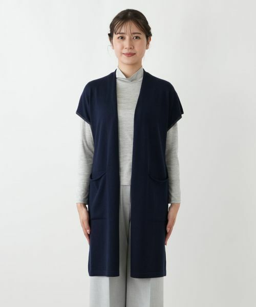 Leilian / レリアン テーラードジャケット | ロングベスト【Leilian WHITE LABEL】 | 詳細8