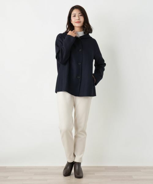 Leilian / レリアン その他アウター | フーデッドショートコート【Leilian WHITE LABEL】 | 詳細4