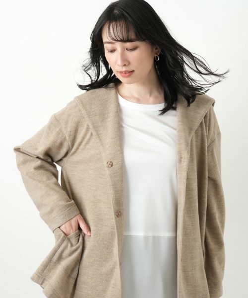 Leilian / レリアン その他アウター | フーデッドコート【Leilian WHITE LABEL】 | 詳細4