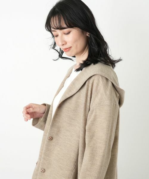 Leilian / レリアン その他アウター | フーデッドコート【Leilian WHITE LABEL】 | 詳細5