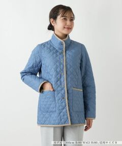 Leilian / レリアン テーラードジャケット | 中わたリバーシブルキルティングジャケット【Leilian WHITE LABEL】