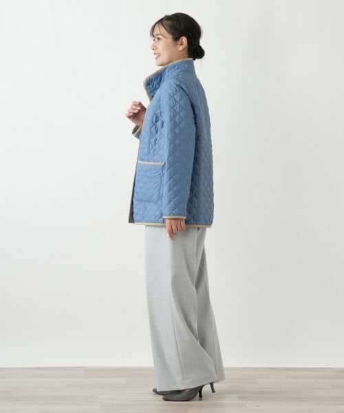 Leilian / レリアン テーラードジャケット | 中わたリバーシブルキルティングジャケット【Leilian WHITE LABEL】 | 詳細11