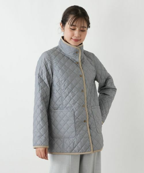 Leilian / レリアン テーラードジャケット | 中わたリバーシブルキルティングジャケット【Leilian WHITE LABEL】 | 詳細13