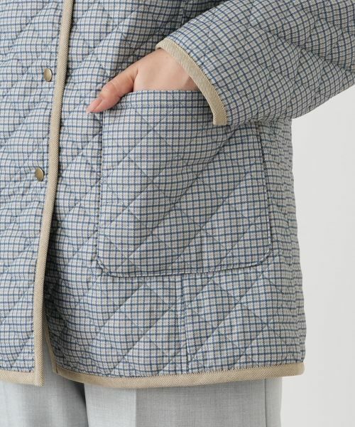 Leilian / レリアン テーラードジャケット | 中わたリバーシブルキルティングジャケット【Leilian WHITE LABEL】 | 詳細14