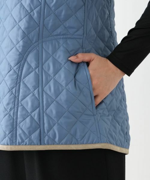Leilian / レリアン テーラードジャケット | 中わたキルティングフーデッドベスト【Leilian WHITE LABEL】 | 詳細20