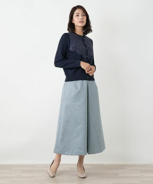 Leilian / レリアン カーディガン・ボレロ | レースニットカーディガン | 詳細1