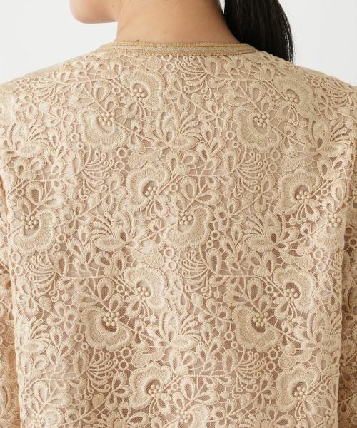 Leilian / レリアン セットアップ | 総レースノーカラースーツ【セレモニー】【Leilian WHITE LABEL】 | 詳細14