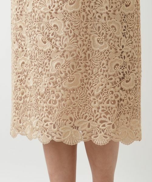 Leilian / レリアン セットアップ | 総レースノーカラースーツ【セレモニー】【Leilian WHITE LABEL】 | 詳細25