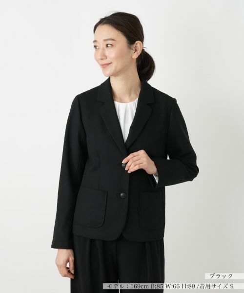 Leilian/レリアン ブレザー【セレモニー】【Leilian WHITE LABEL】 ブラック 7(S) Leilian/レリアン ブレザー【セレモニー】【Leilian WHITE LABEL】 ブラック 7(S)