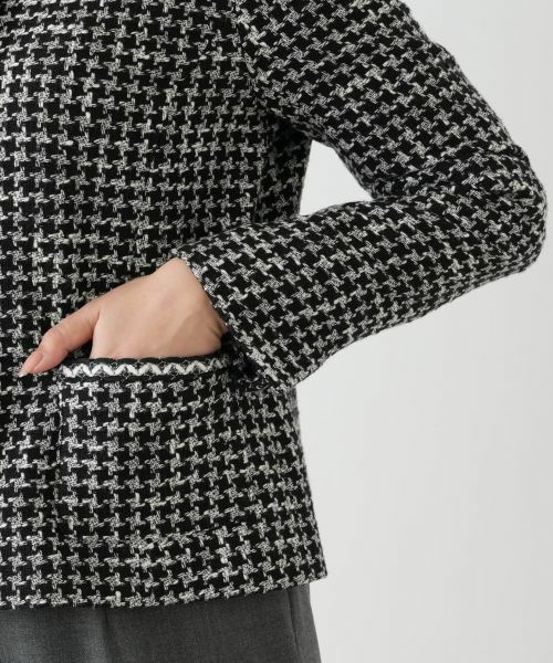 Leilian / レリアン テーラードジャケット | パールライクボタンジャケット【セレモニー】【Leilian WHITE LABEL】 | 詳細10