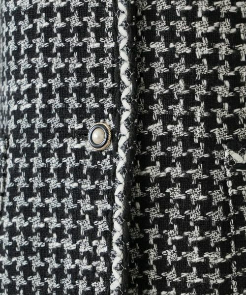 Leilian / レリアン テーラードジャケット | パールライクボタンジャケット【セレモニー】【Leilian WHITE LABEL】 | 詳細15