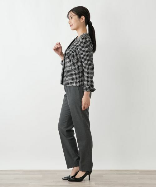 Leilian / レリアン テーラードジャケット | パールライクボタンジャケット【セレモニー】【Leilian WHITE LABEL】 | 詳細2