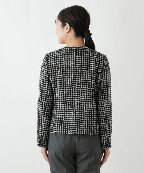 Leilian / レリアン テーラードジャケット | パールライクボタンジャケット【セレモニー】【Leilian WHITE LABEL】 | 詳細6