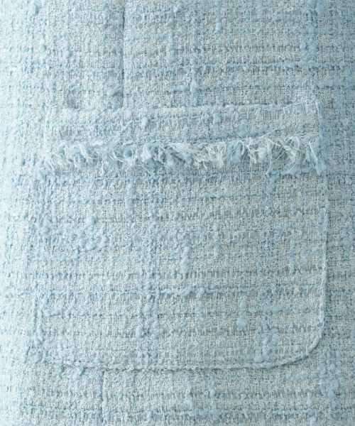 Leilian / レリアン セットアップ | ノーカラーツイード風スーツ【セレモニー】【Leilian WHITE LABEL】 | 詳細17