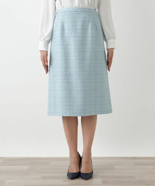 Leilian / レリアン セットアップ | ノーカラーツイード風スーツ【セレモニー】【Leilian WHITE LABEL】 | 詳細18